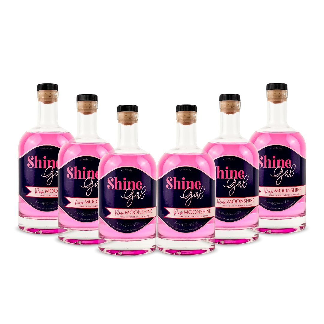 Shine Girl Moonshine  Rosé Velvet Moonshine (6) Bottle Bundle - Classic  Liquor Shop