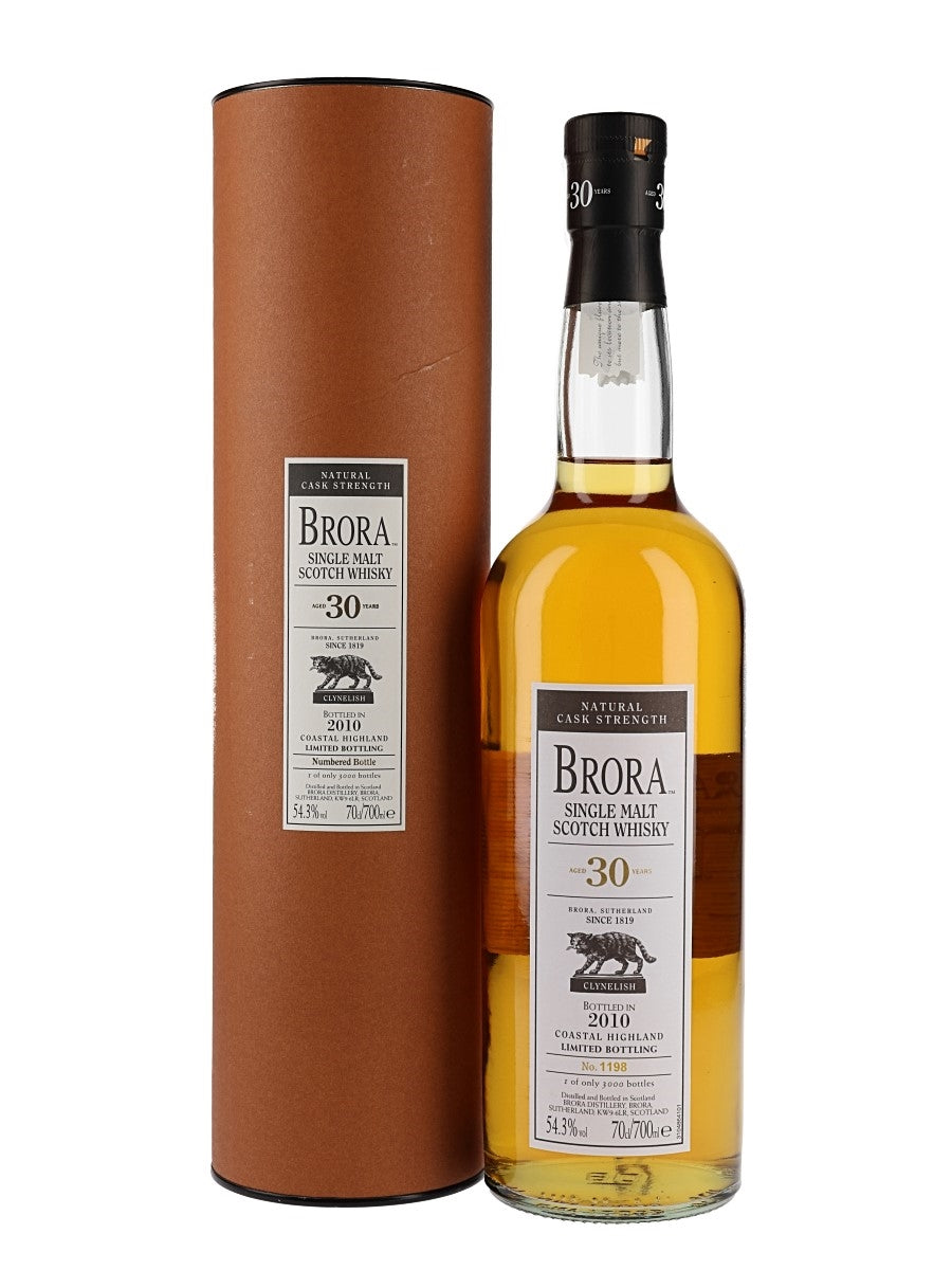 Brora 30 Year Old 9th Release Bot.2010 Highland Single Malt Scotch ...