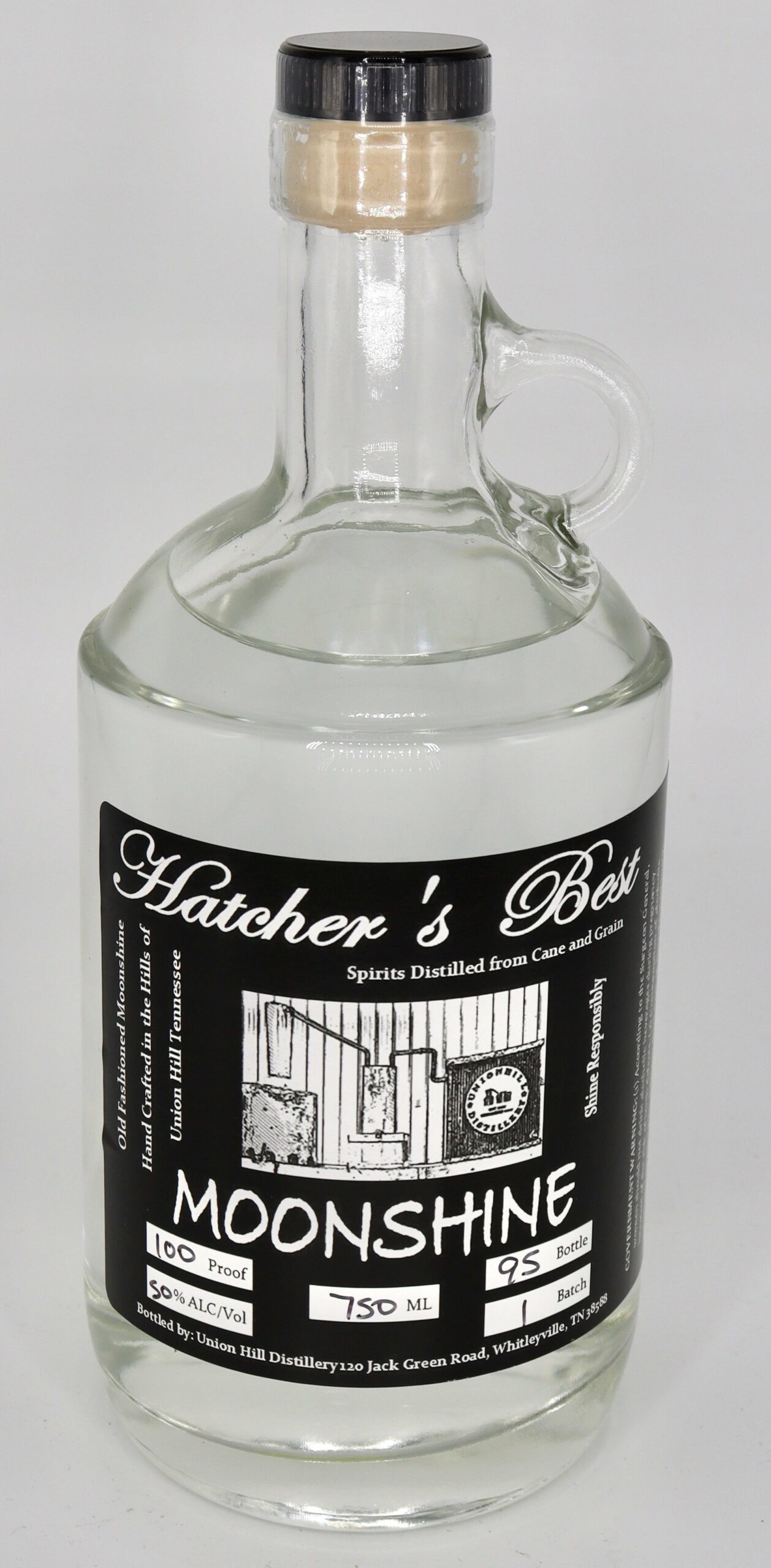 Union Hill Hatcher's Best Moonshine 100 PROOF - Classic Liquor Shop